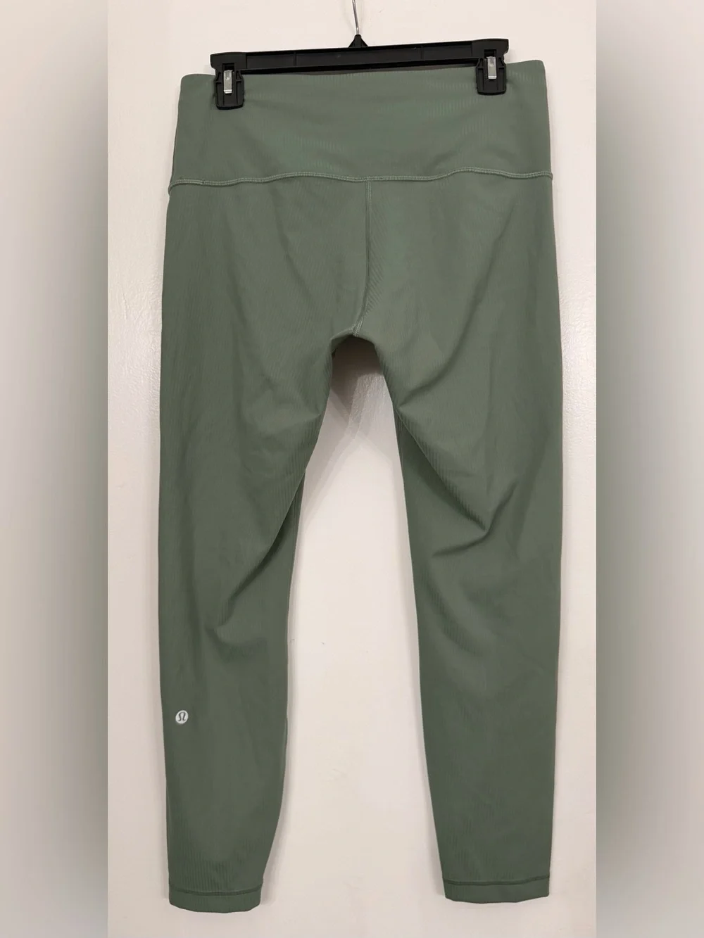Lululemon Wunder Under Train High Rise Ribbed Tight Green Size 10